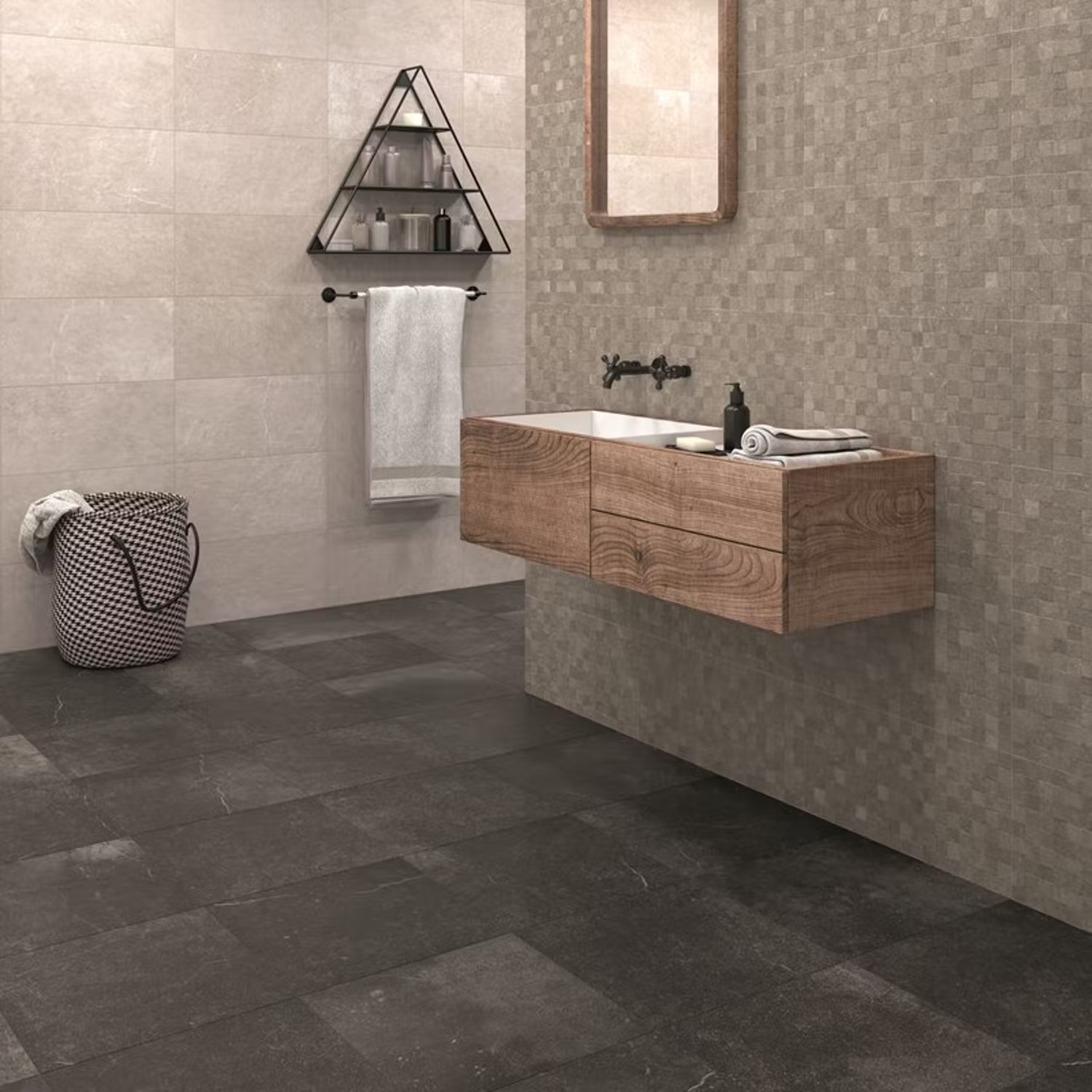 Klinker Konradssons Piazen Coal Svart 30x60 cm