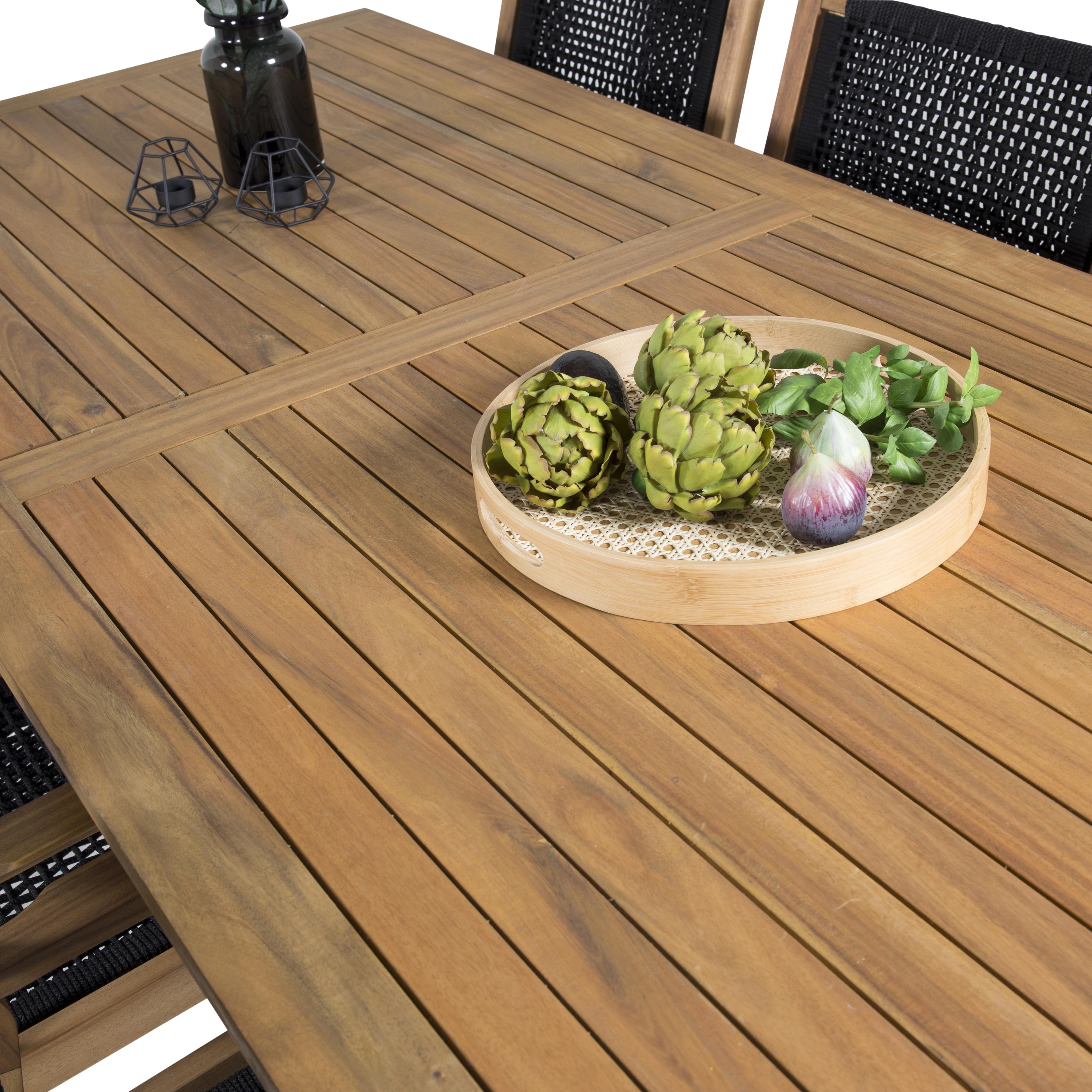 Matgrupp Venture Home Caisa 220 med 6 Lotta Matstolar