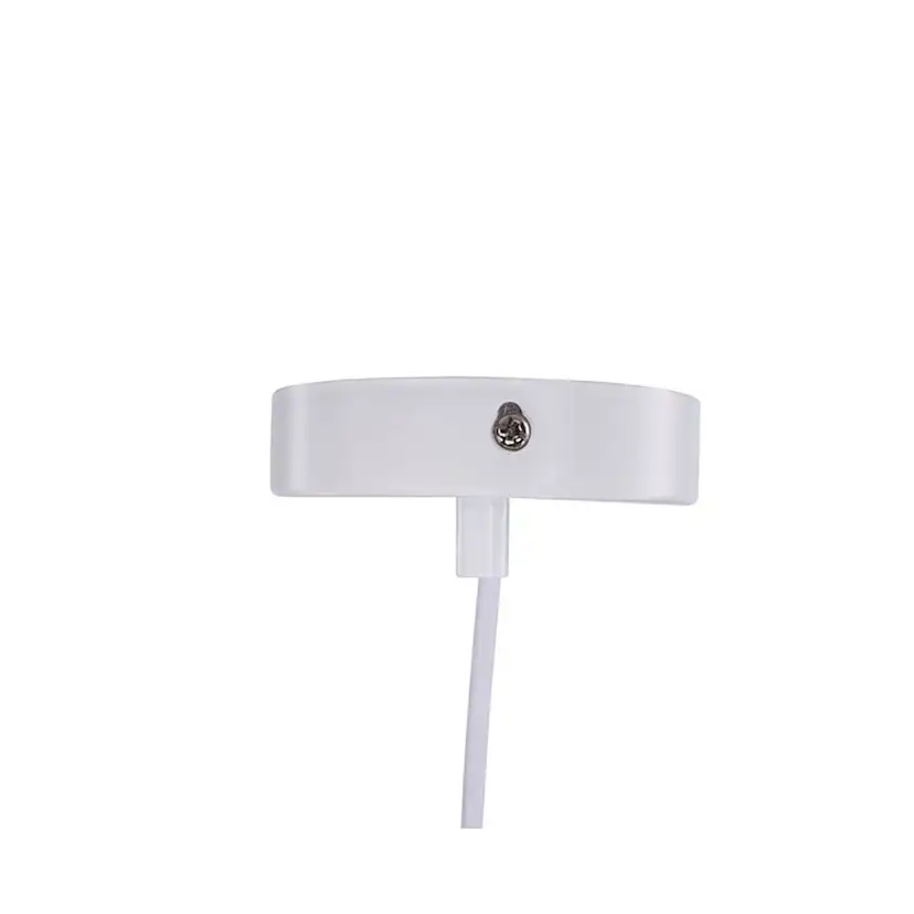 Nicola - Large Pendant Lamp - White / White artificial feath Vit