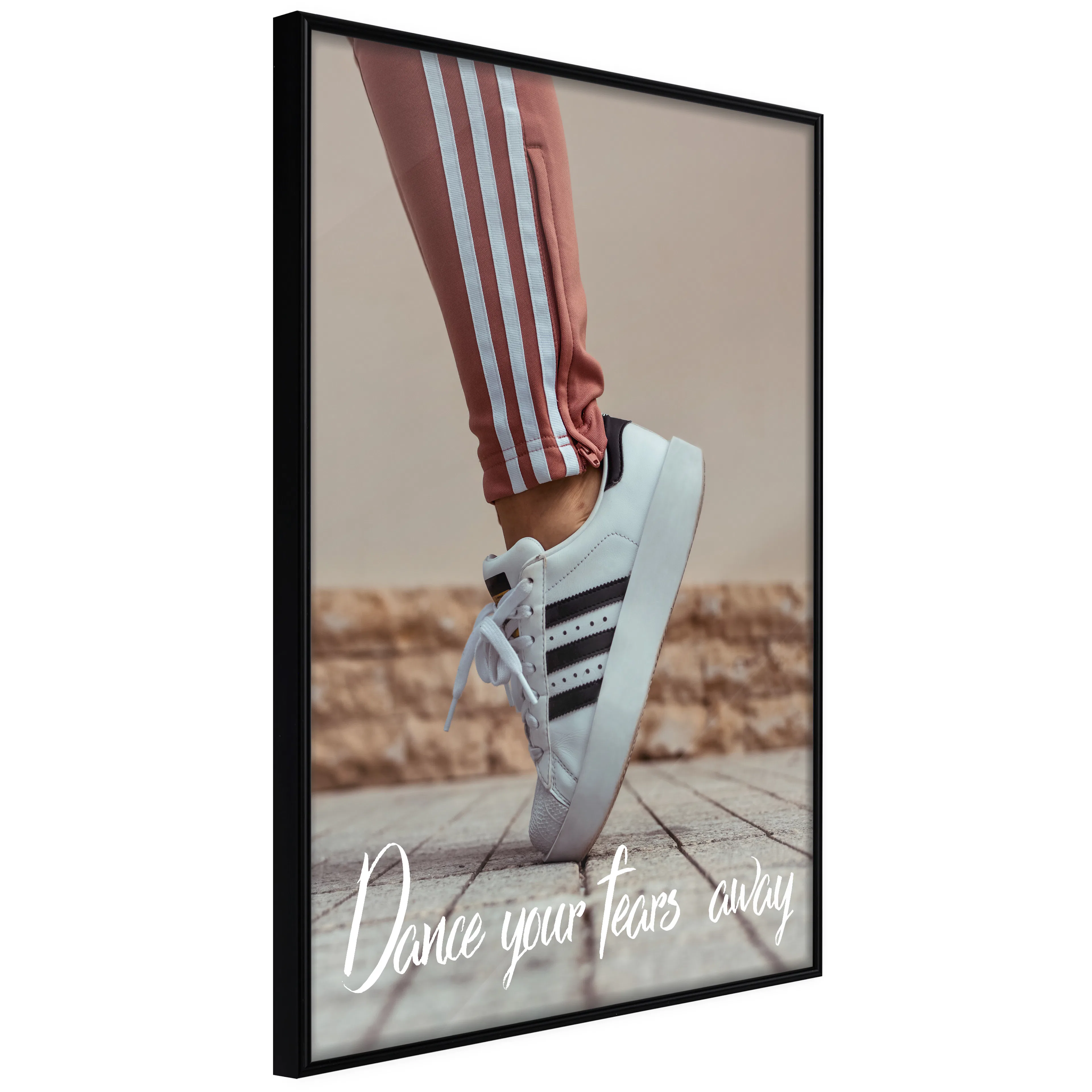Affisch - Dance Your Fears Away [Poster] 40x60 Svart ram, 40x60 cm