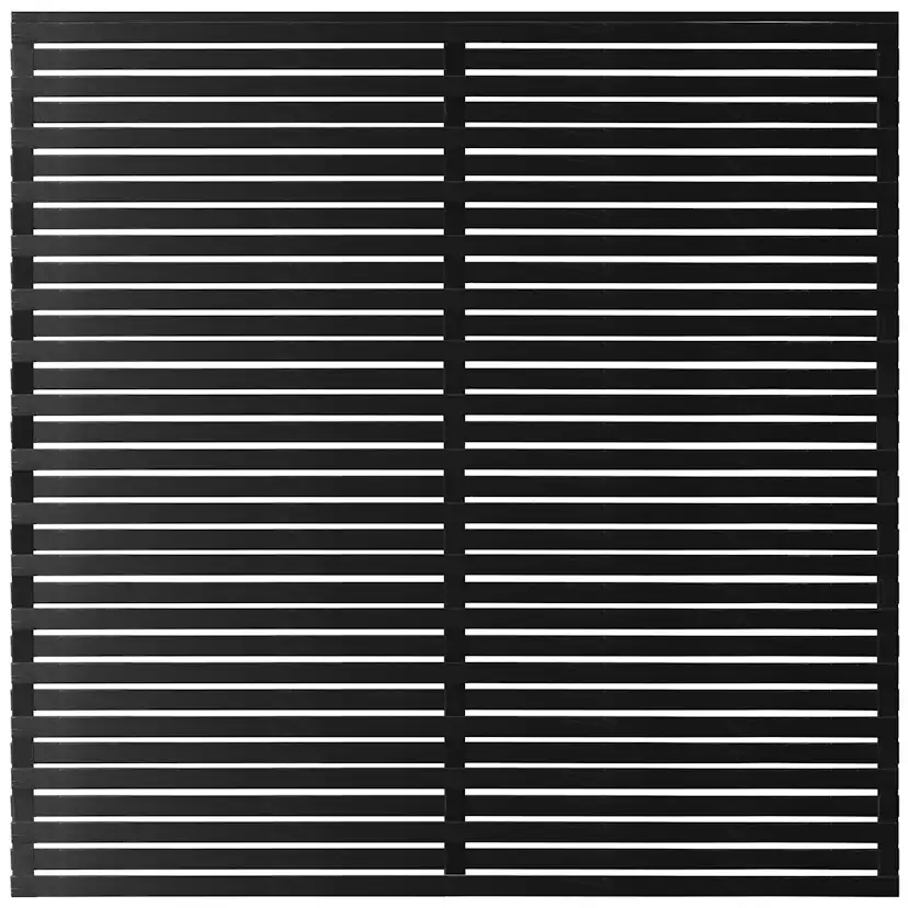 Skärm PLUS Osaka 180x180 cm Tryckimpregnerad grundmålad svart