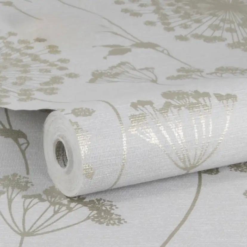 Tapet WOW Field Beige Blommor