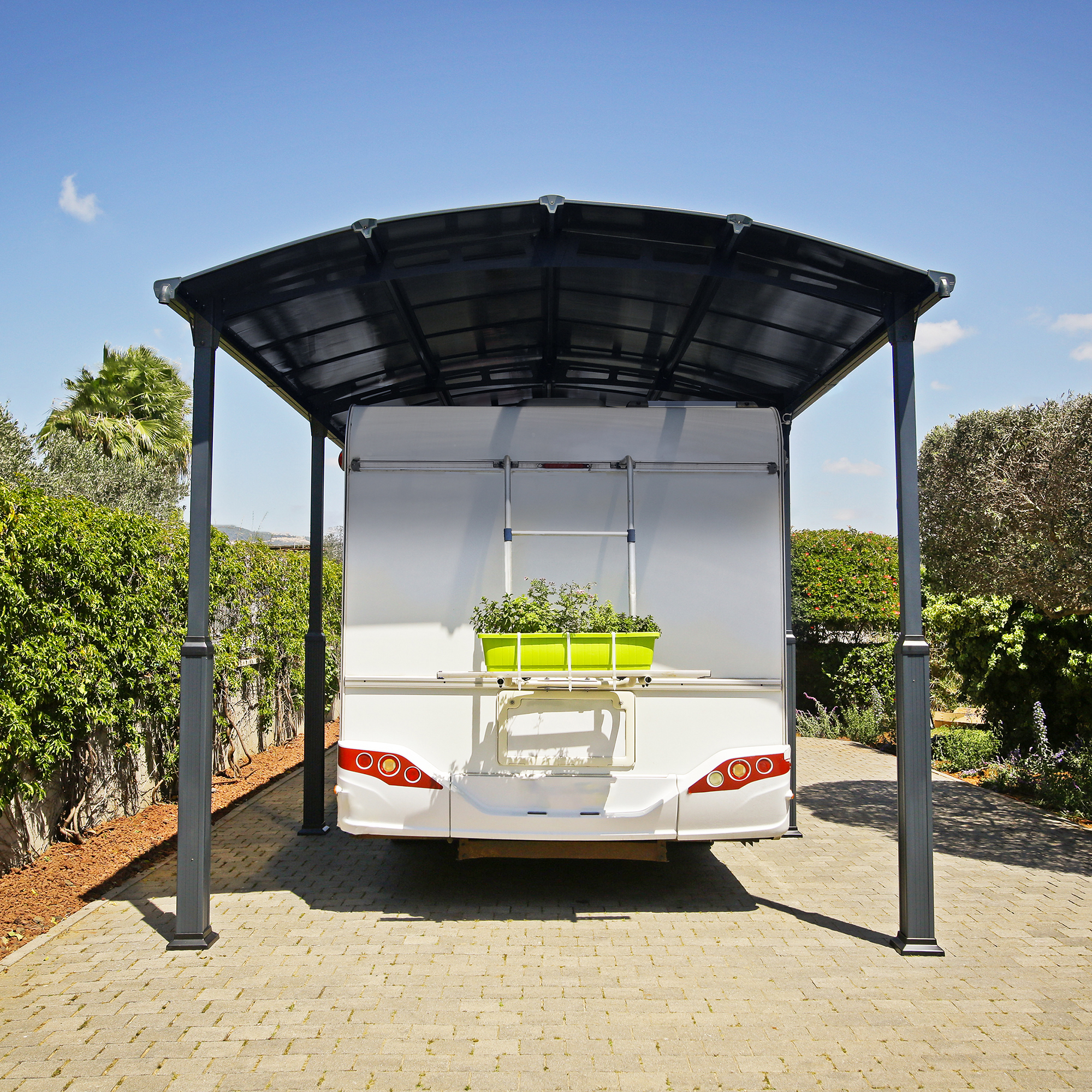 Carport Canopia by Palram Alpine I Metall För Husbil 3,6x5 m