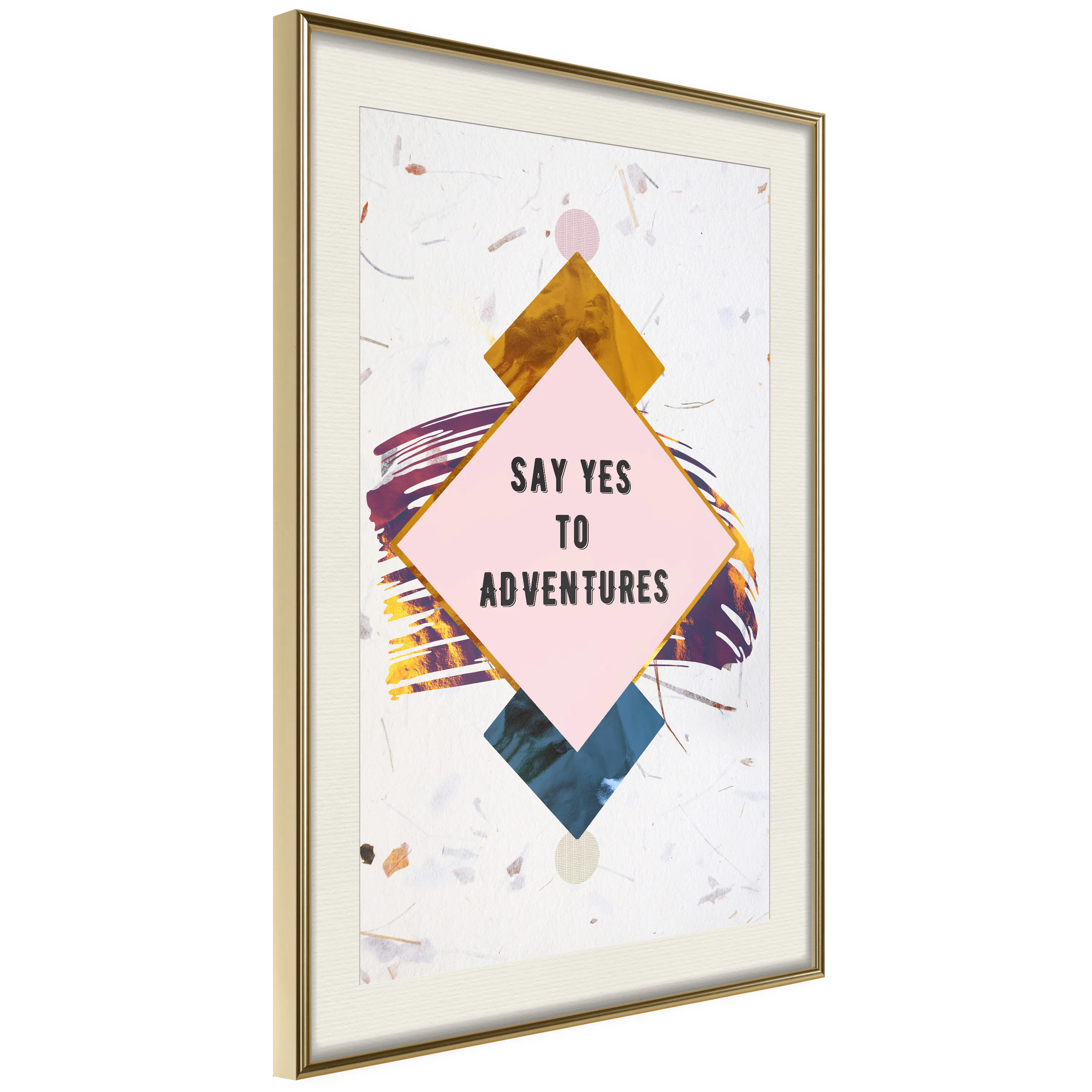 Poster Artgeist Affisch Say Yes to Adventures