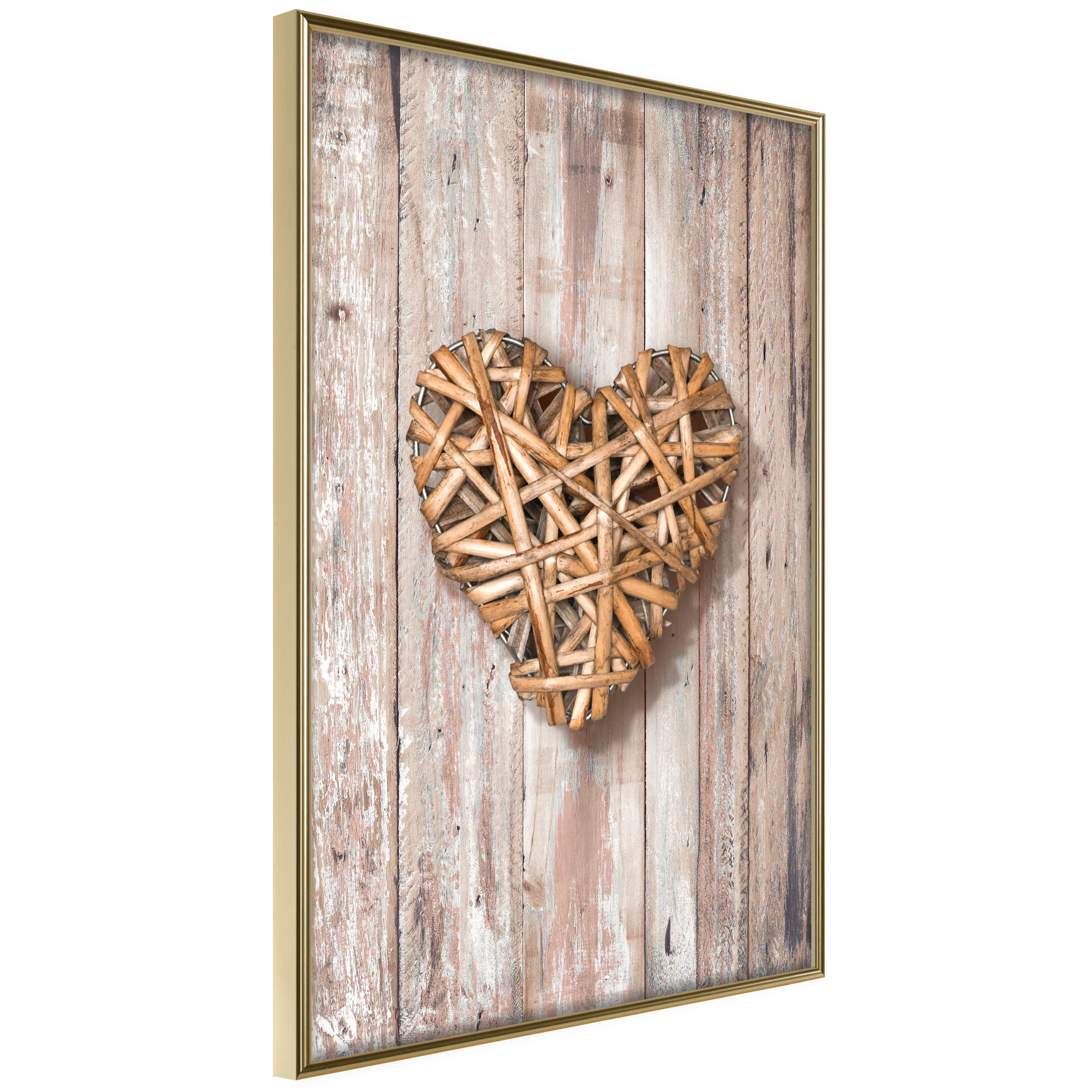 Poster Artgeist Affisch Hot Heart