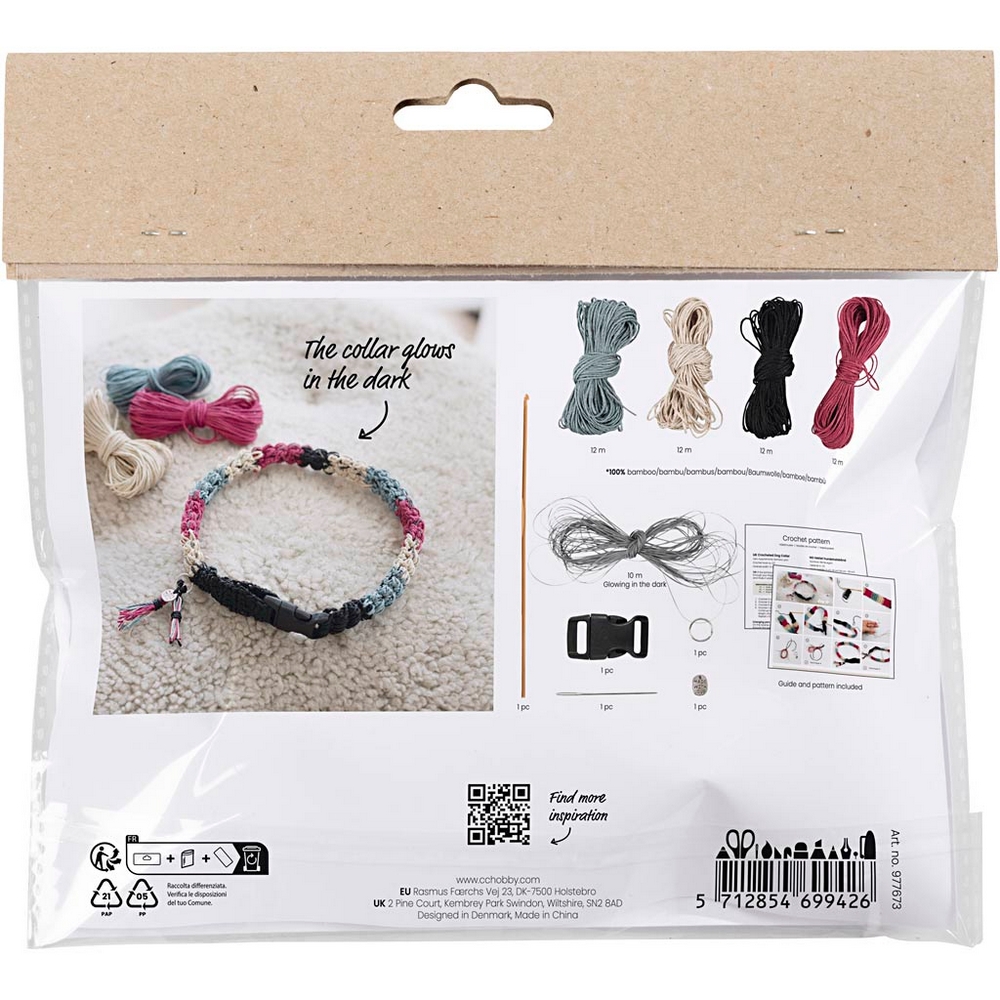 DIY-kit Creativ Company Virkning Hundhalsband