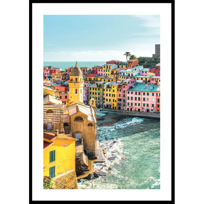 Poster Gallerix Vernazza Coastal Colors