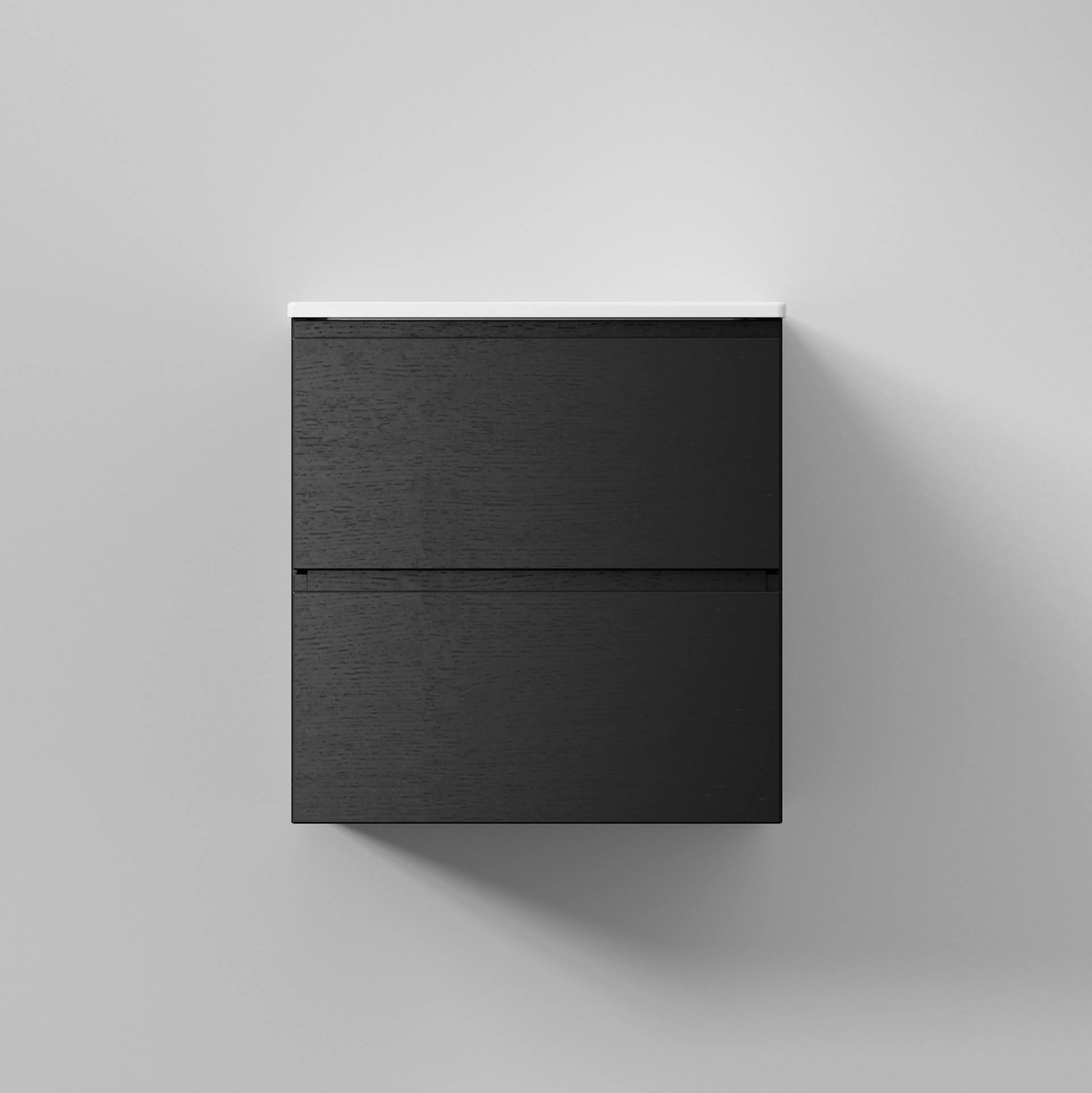 Kommod Core XS Grip 50 Black Oak, 2 Lådor Black Oak, 485x390x500 mm