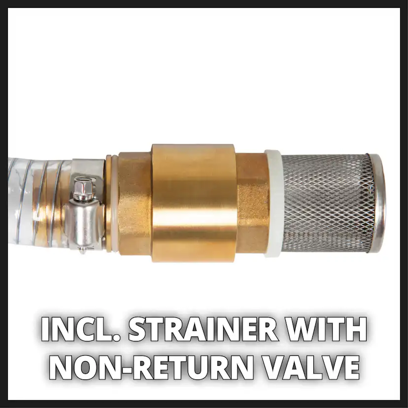 Sugslang med mässingkoppling Einhell 4m/1