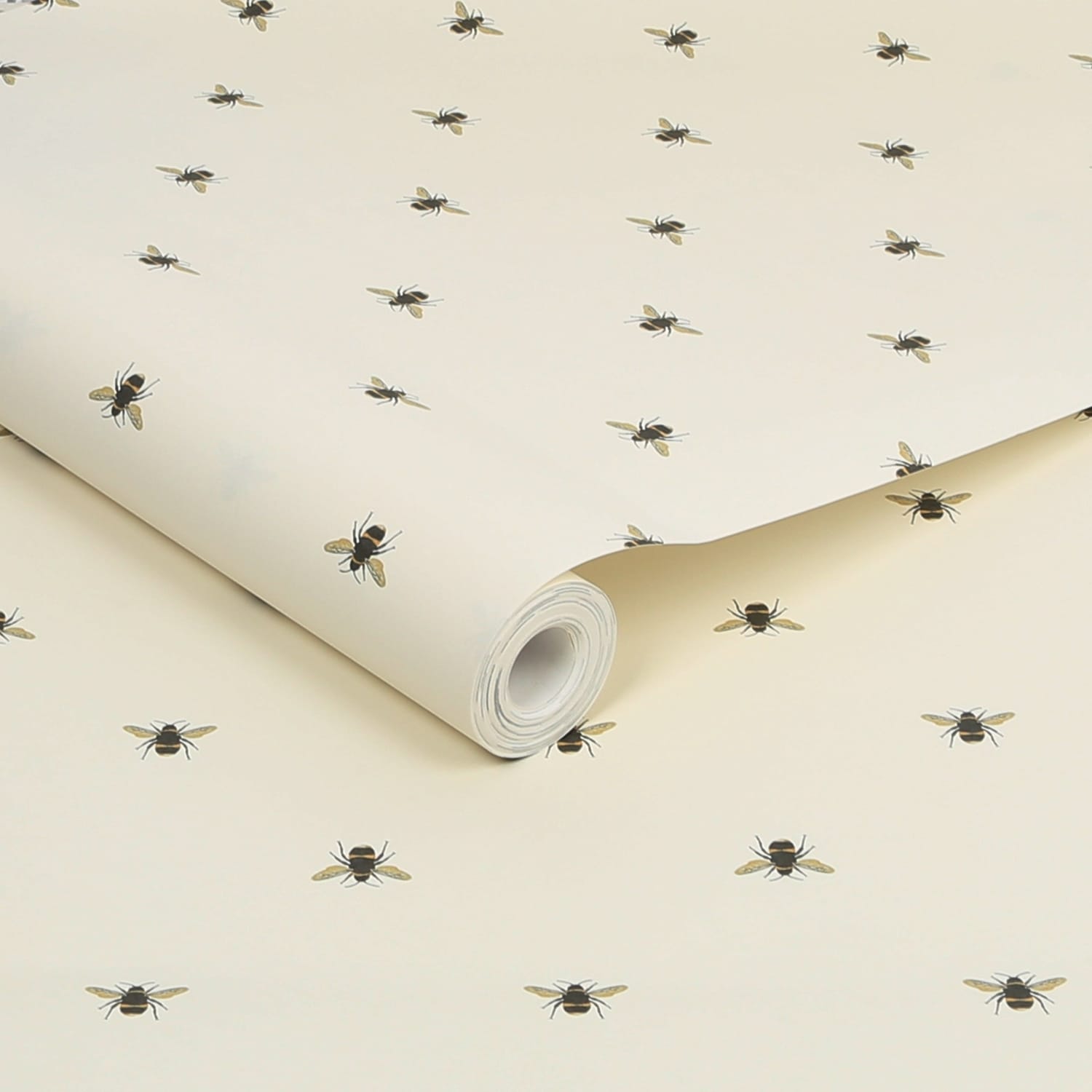 Fototapet Joules Botanical Bee Crème 10mx52 cm