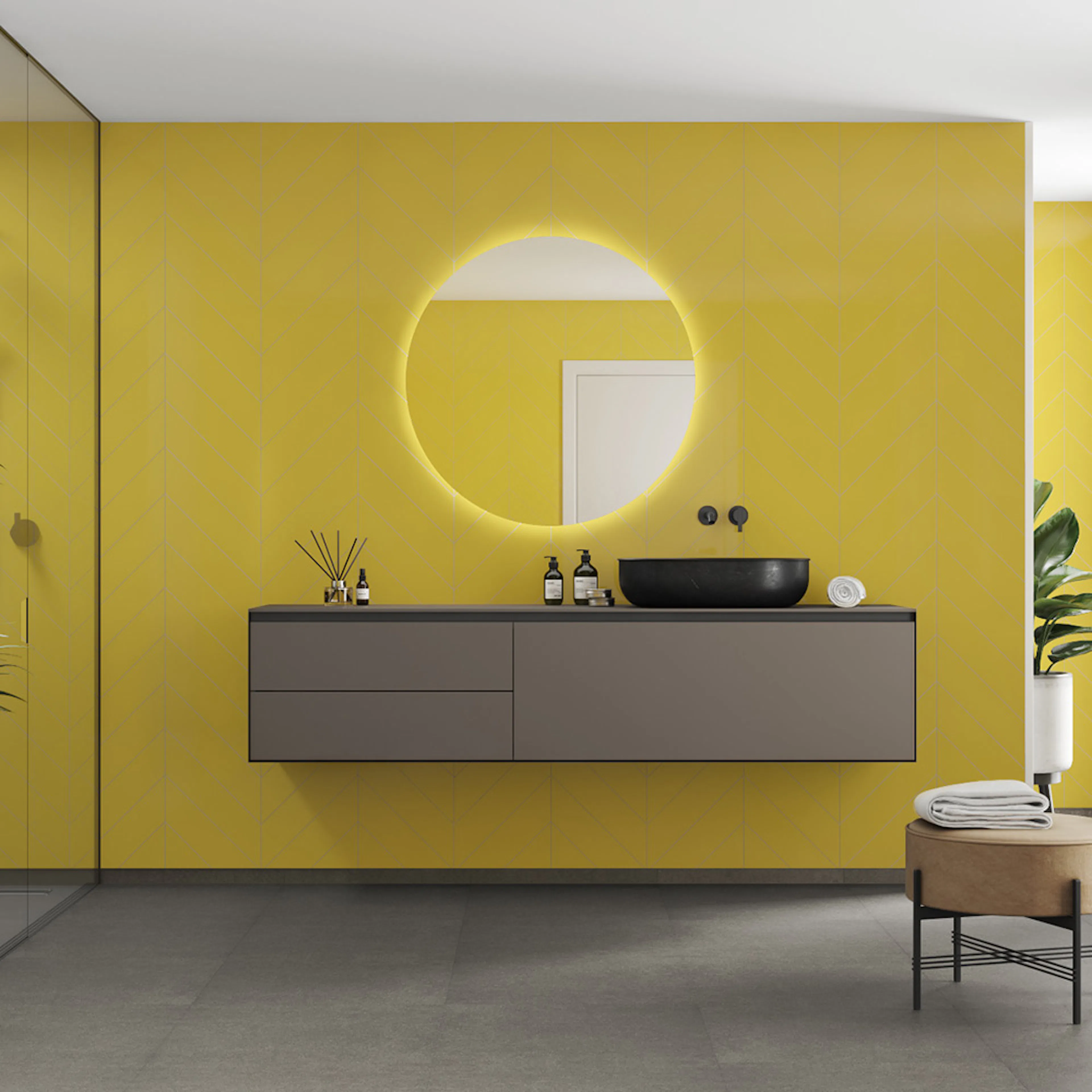 Våtrumsskiva Fibo 5223-M78 HG Yellow 10x620x2400 mm