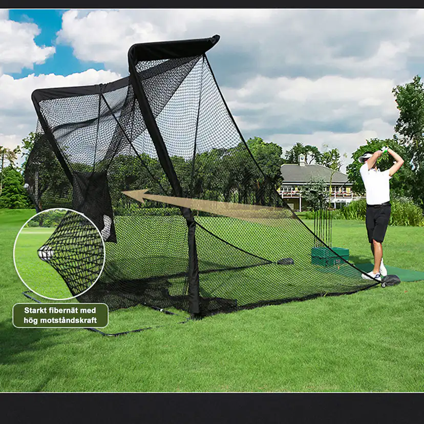 Golfnät Lyfco Z-format För Slagträning Med Sidoskydd