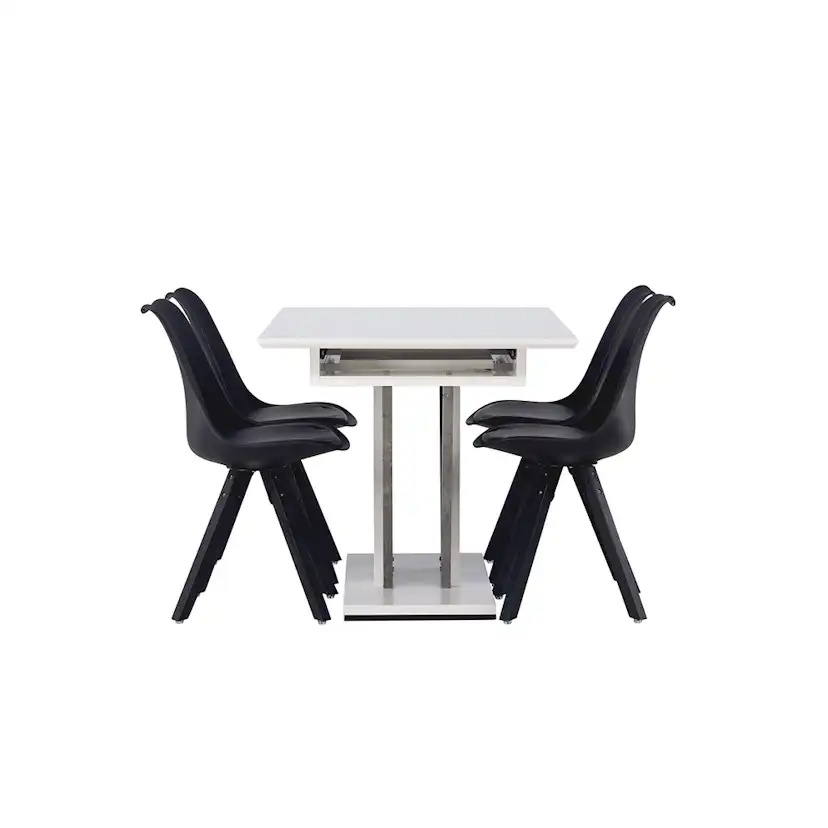 Matgrupp Venture Home Disa med 4 Zeno Stolar