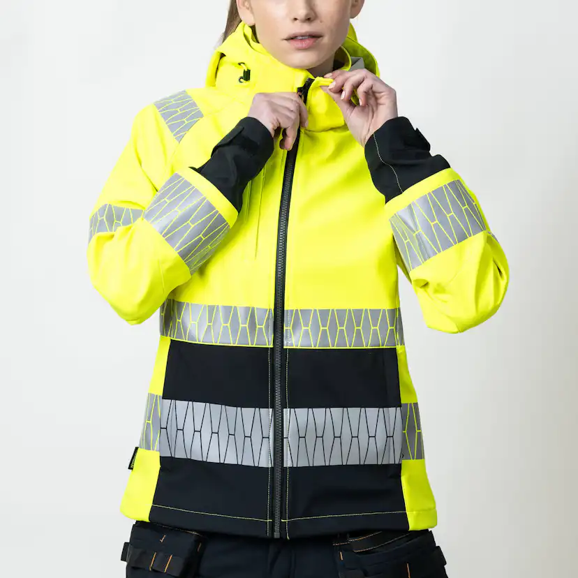 Softshelljacka Jobman Varsel Lady Gul/Svart