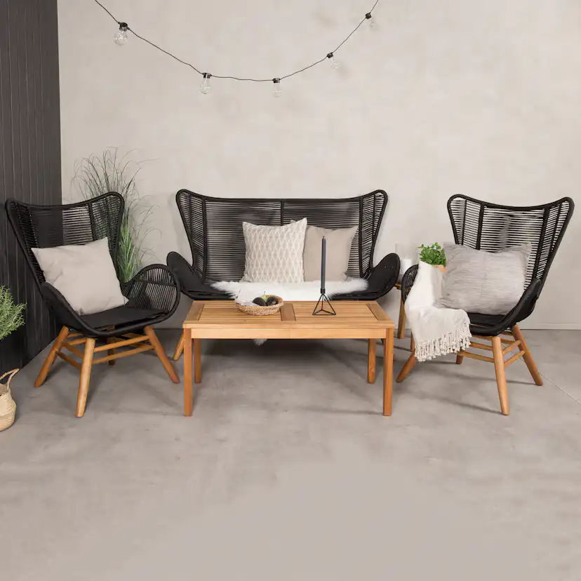 Soffgrupp Venture Home Tittolino med Philippa Soffbord Utomhus