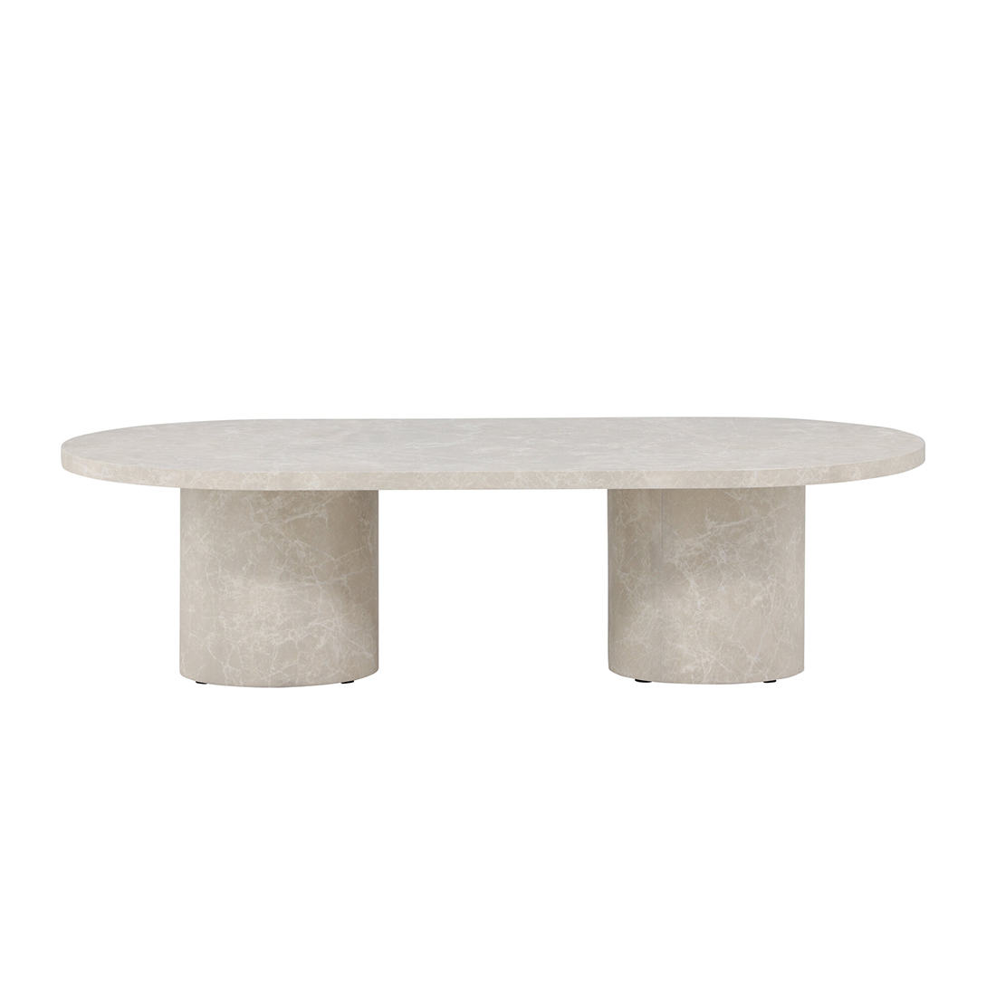 Soffbord Venture Home Narvik 32,5cm Beige Vardagsrumsbord med Marmorlook
