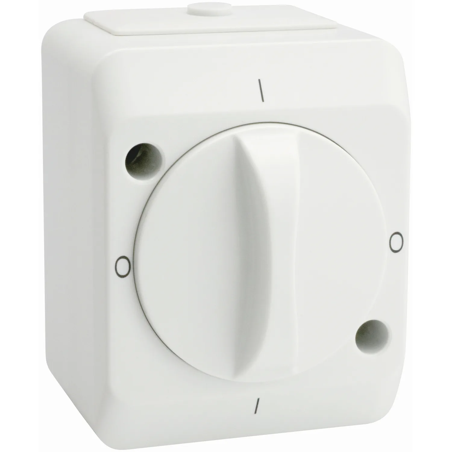 Strömbrytare Malmbergs Nordic Vridbr 2-Pol Vit 10Ax