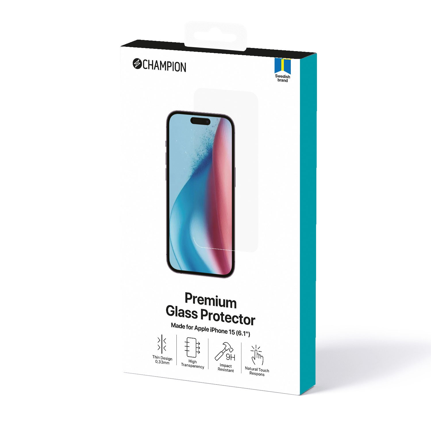 Skärmskydd Champion iPhone 15