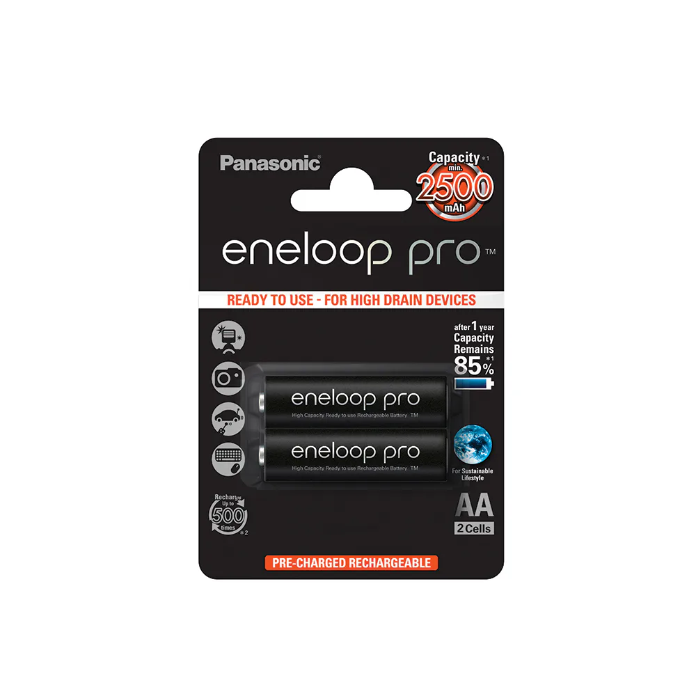 Batteri Panasonic Uppladdningsbara Eneloop AA (2500mAh)