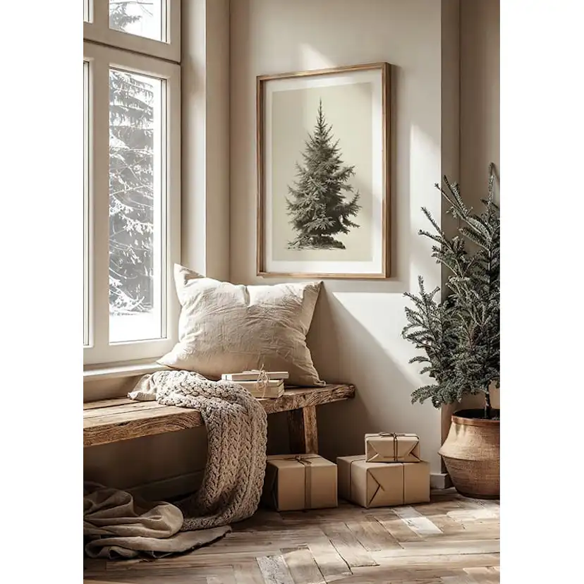 Poster Gallerix Vintage Fir Tree