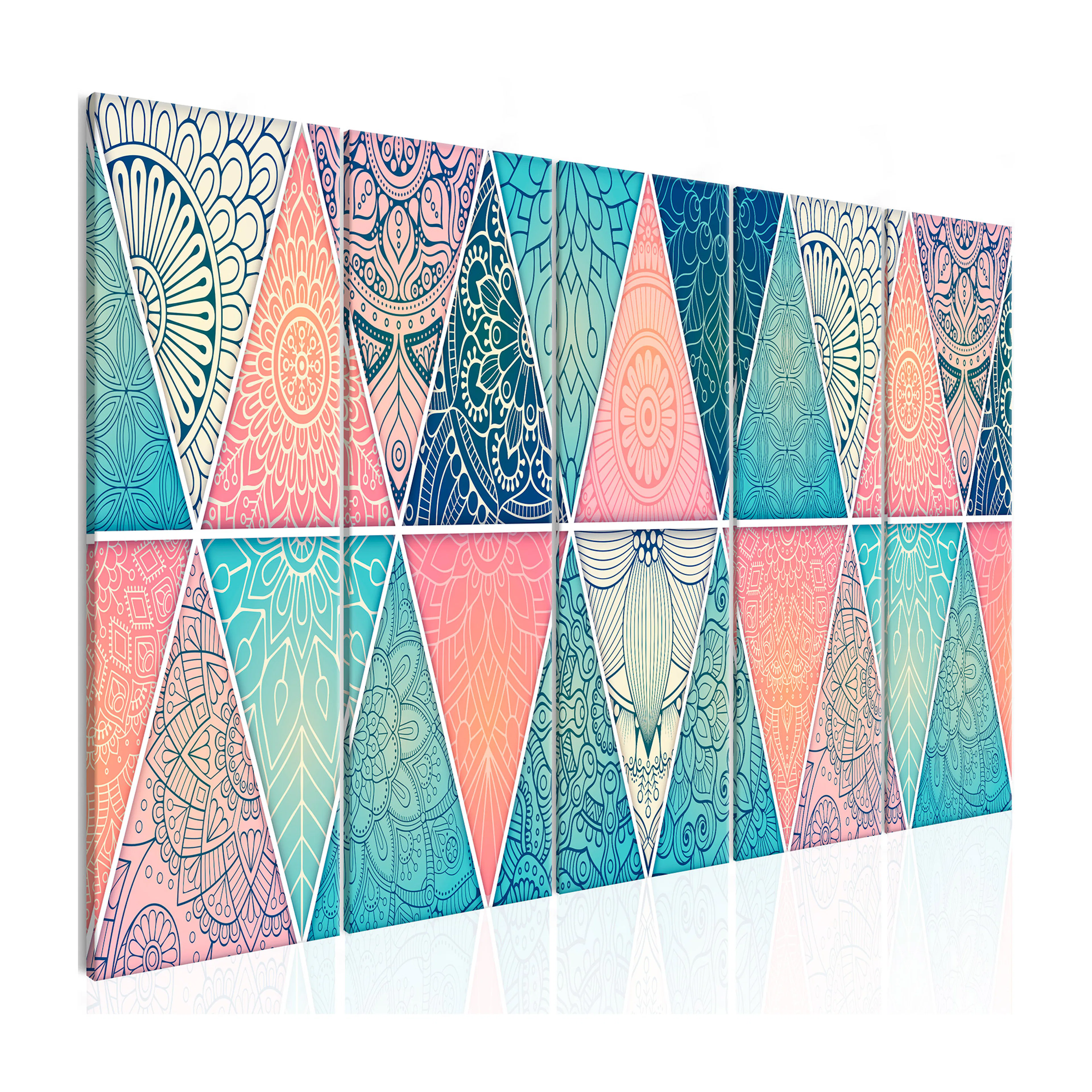 Tavla Arkiio Oriental Triangles Narrow 5 delar