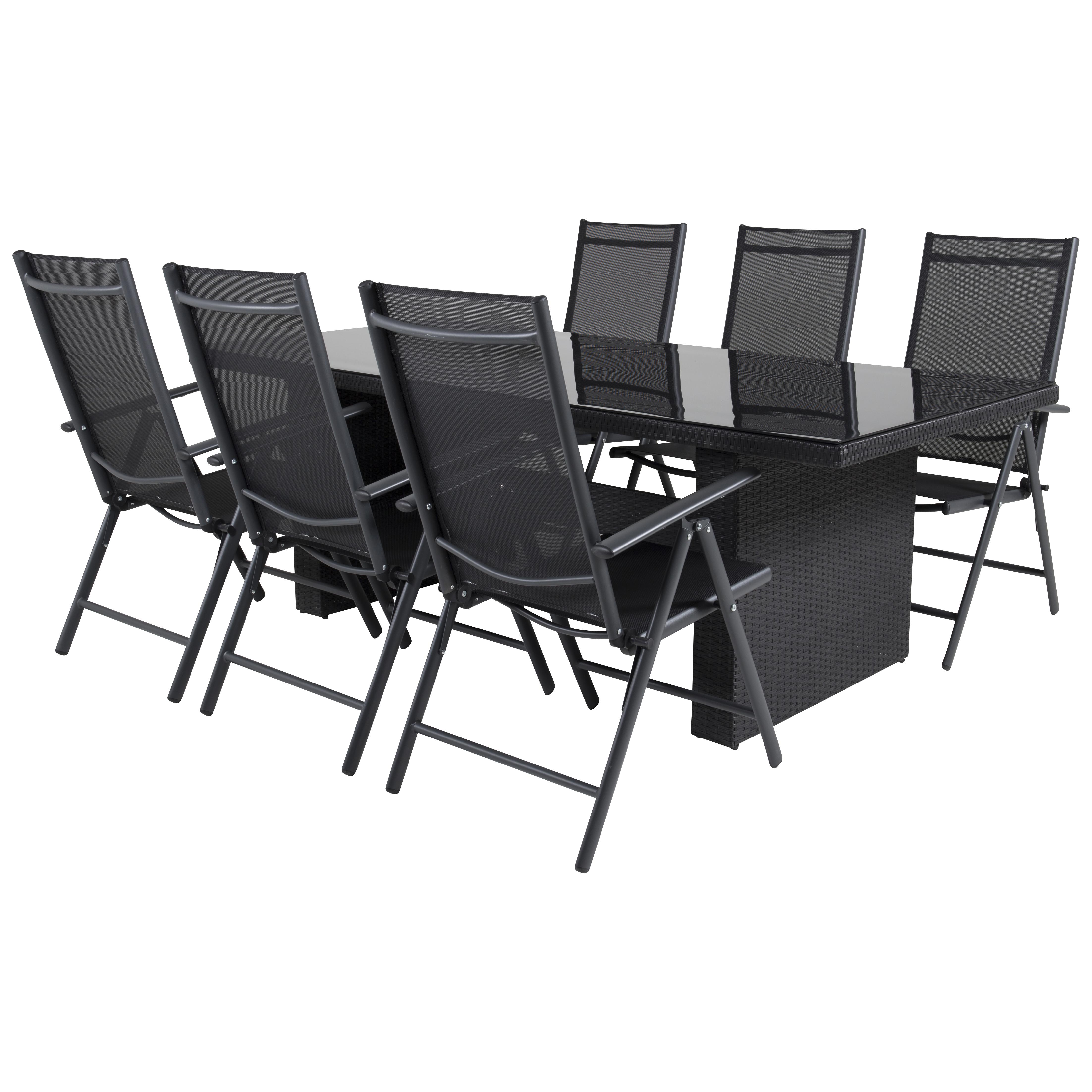 Matgrupp Venture Home Pishi 200 med 6 Bront Stolar