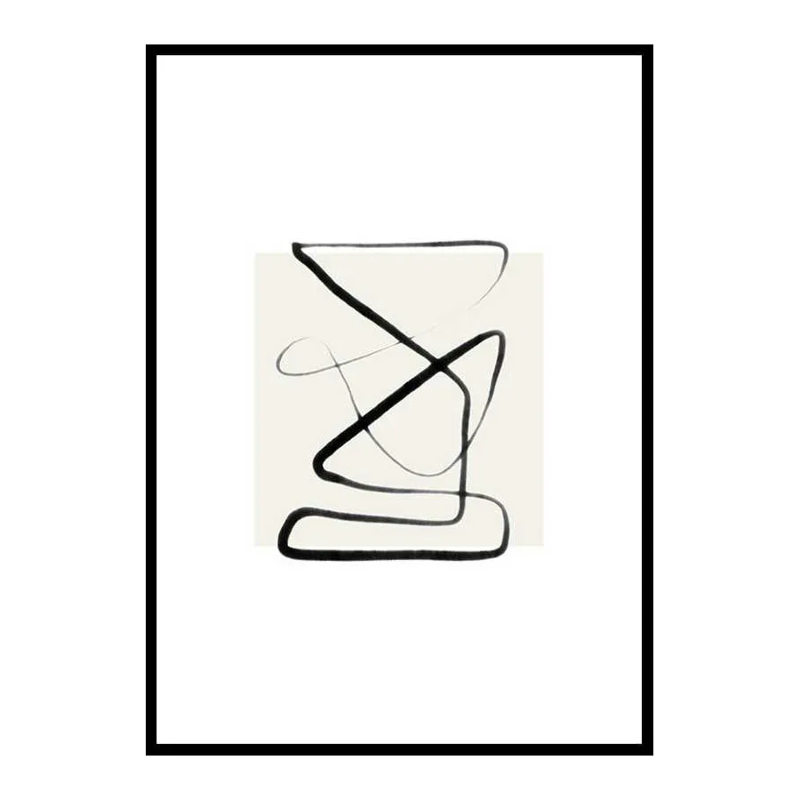 Poster Gallerix Abstract Brushed No4