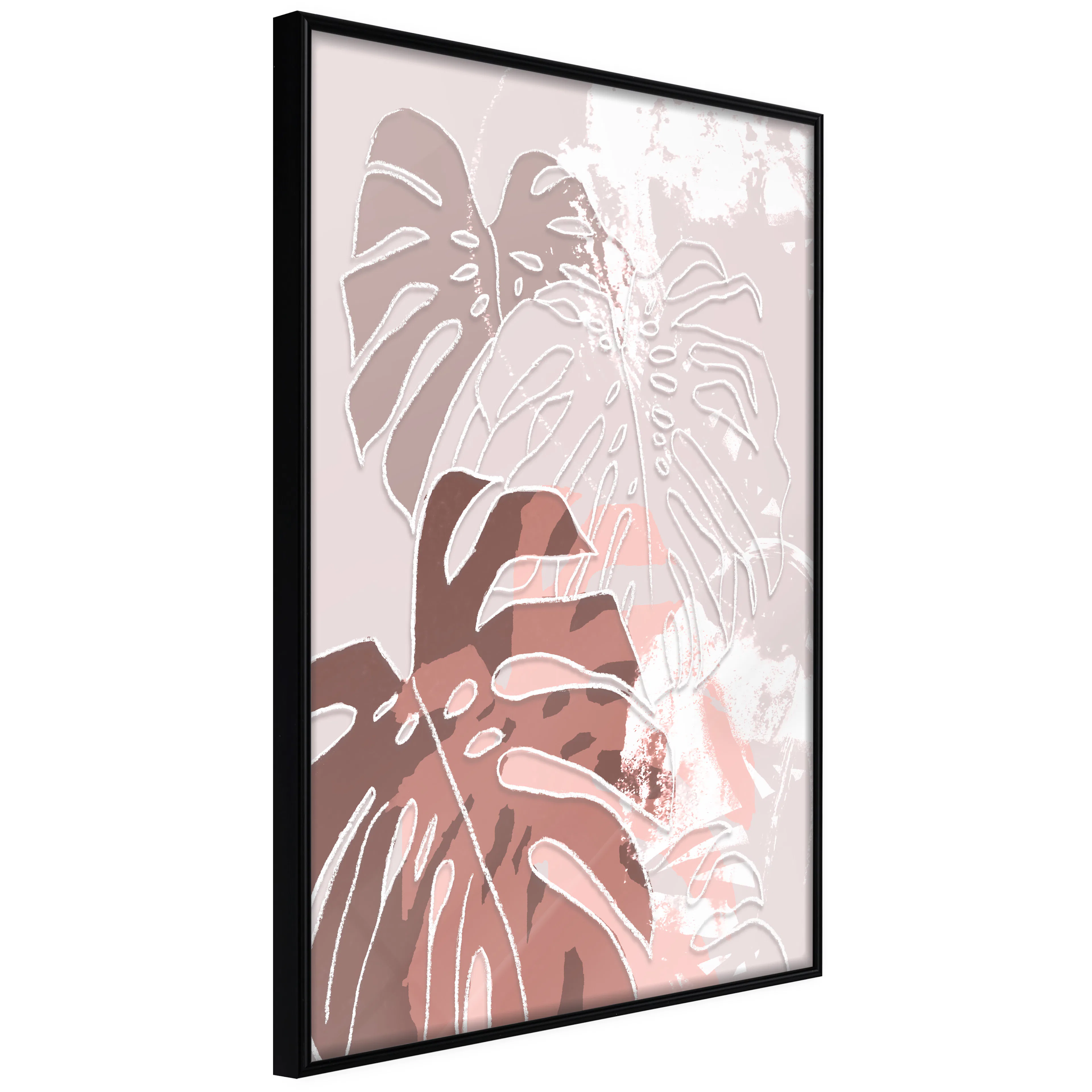 Affisch - Pastel Monster [Poster] 40x60 Svart ram, 40x60 cm