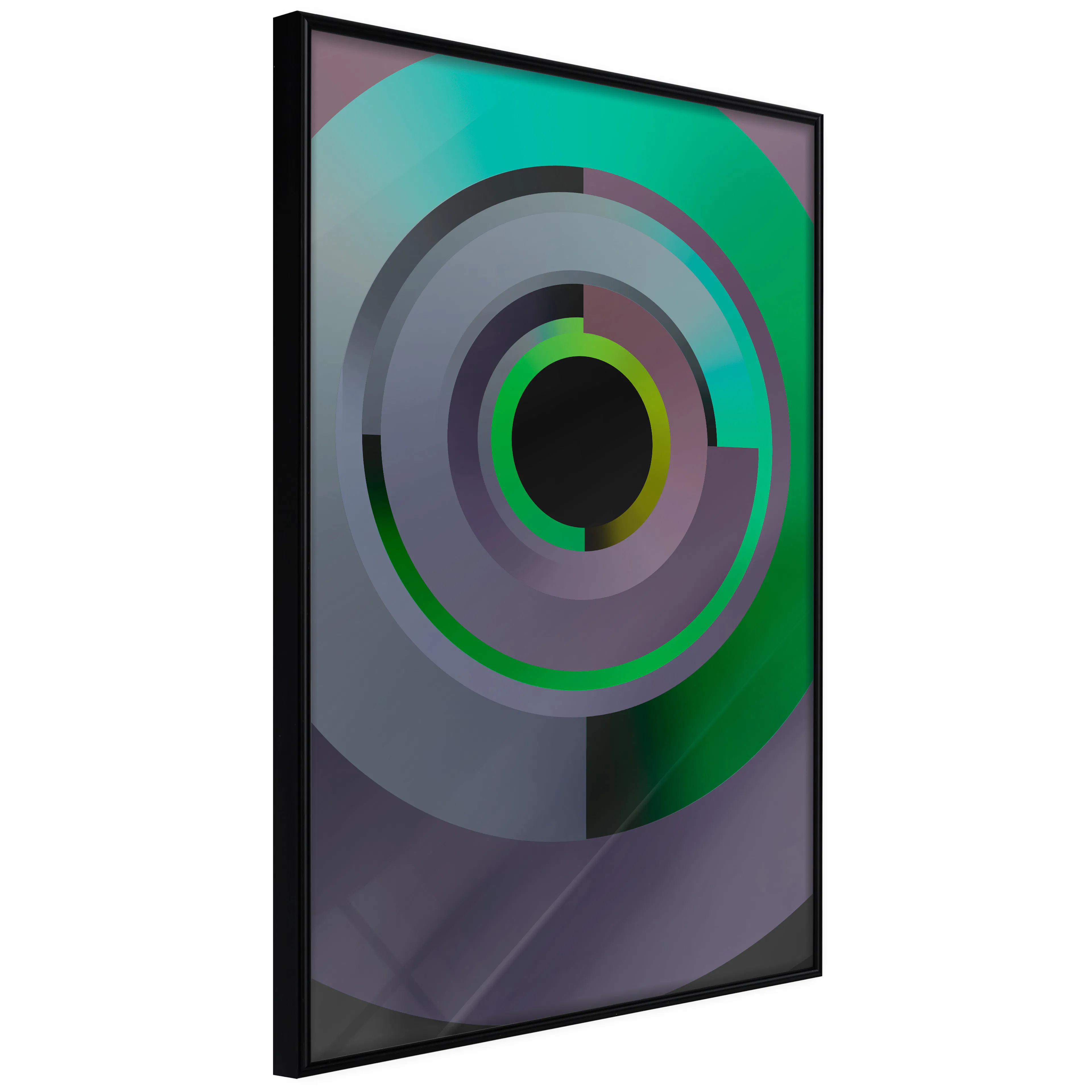 Affisch - Efficient System [Poster] 40x60 Svart ram, 40x60 cm