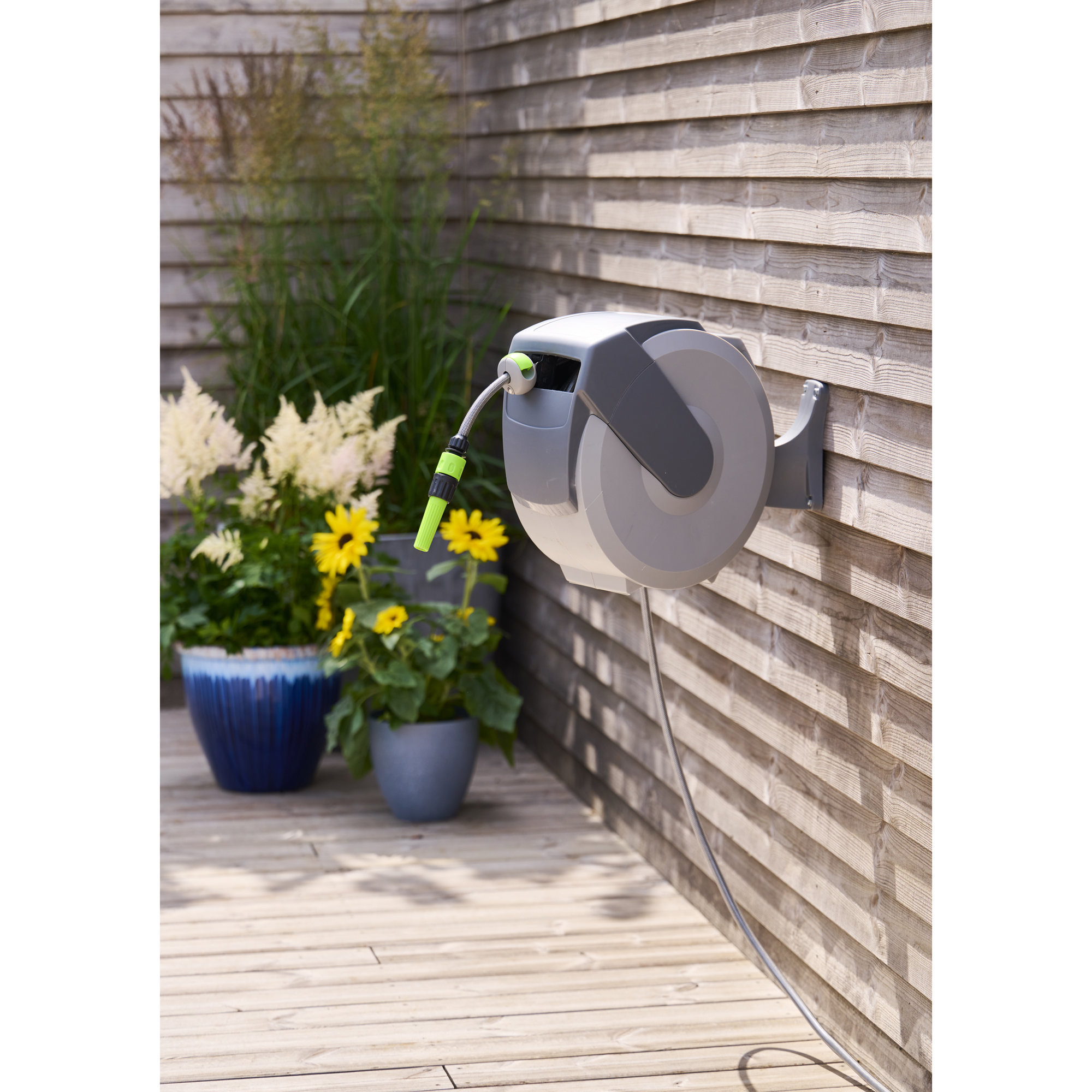 Slangvinda Grouw Väggmonterad 30M Optimal Vattenslangvinda