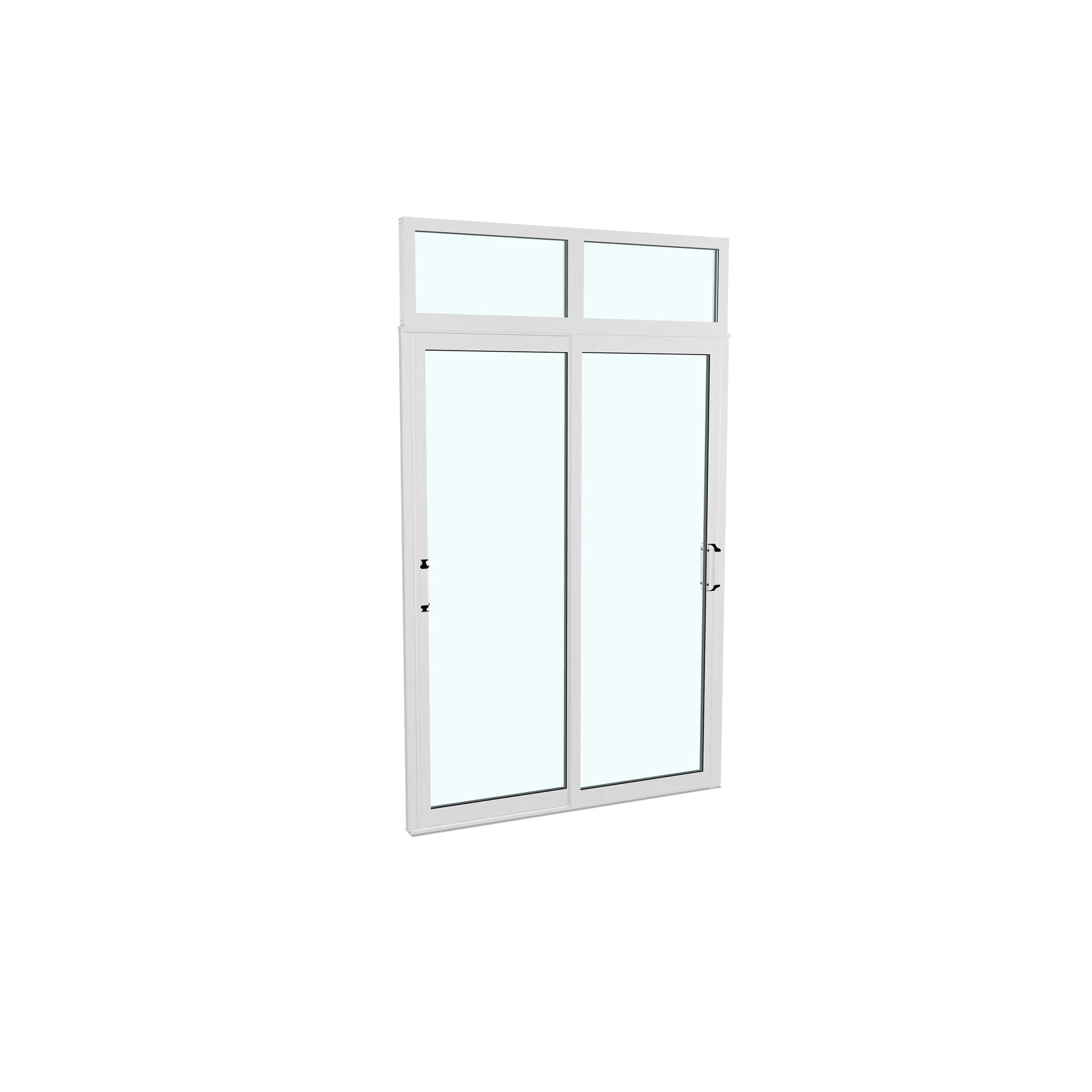 Dörrparti Robust m Överljus B1450xH2000+400mm-Vit ÅR B1450 x H2400, Vit RAL 9010