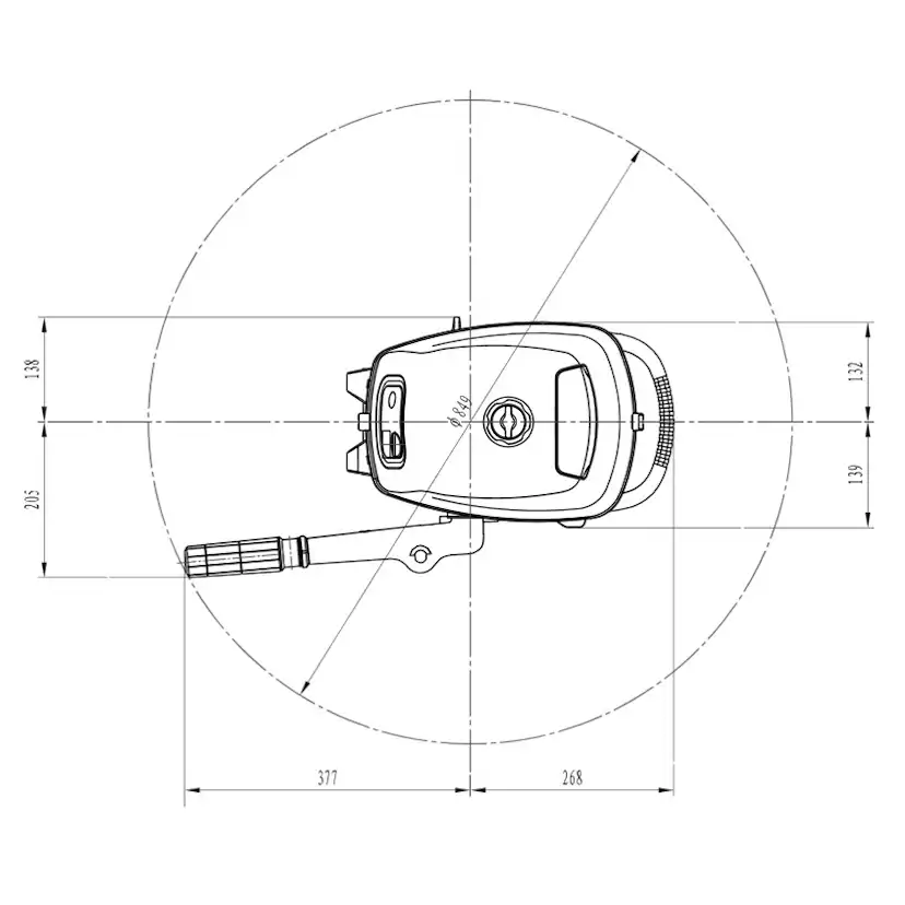 Utombordsmotor Parsun 4-Takts Kort Rigg 2.6hk
