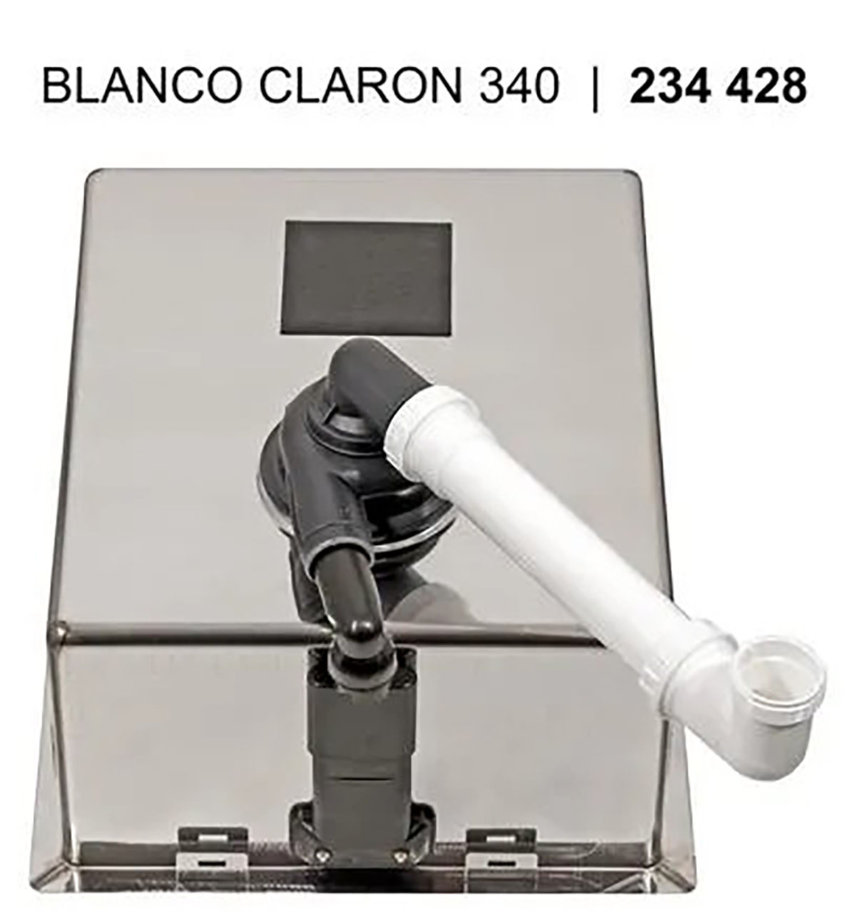 BLANCO CLARON 340-IF DURINOX™ Infällnad/Planlimning