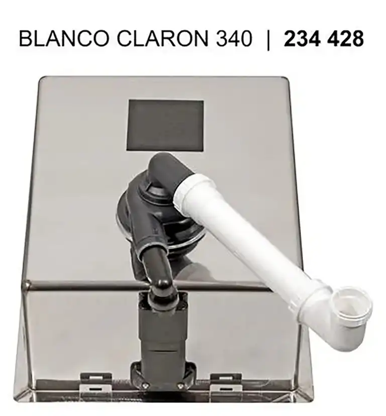 BLANCO CLARON 340-IF DURINOX™ Infällnad/Planlimning