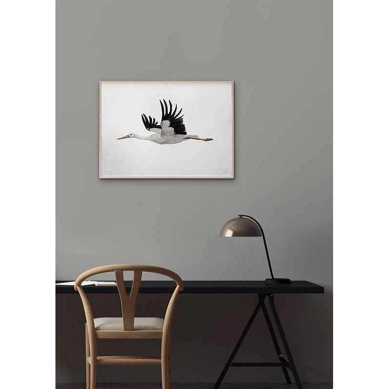 Poster Gallerix Watercolor Stork