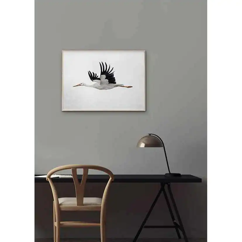 Poster Gallerix Watercolor Stork