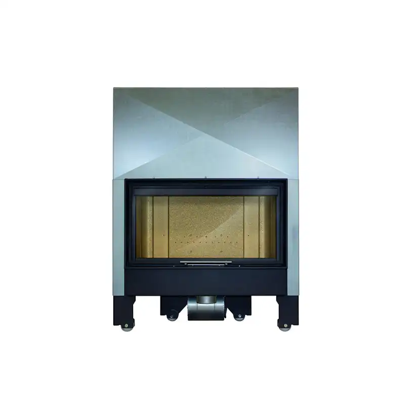 Öppen spis och kamin Lacunza Itaca 100 ECO Med turbinfläkt, Material: Vermikulit