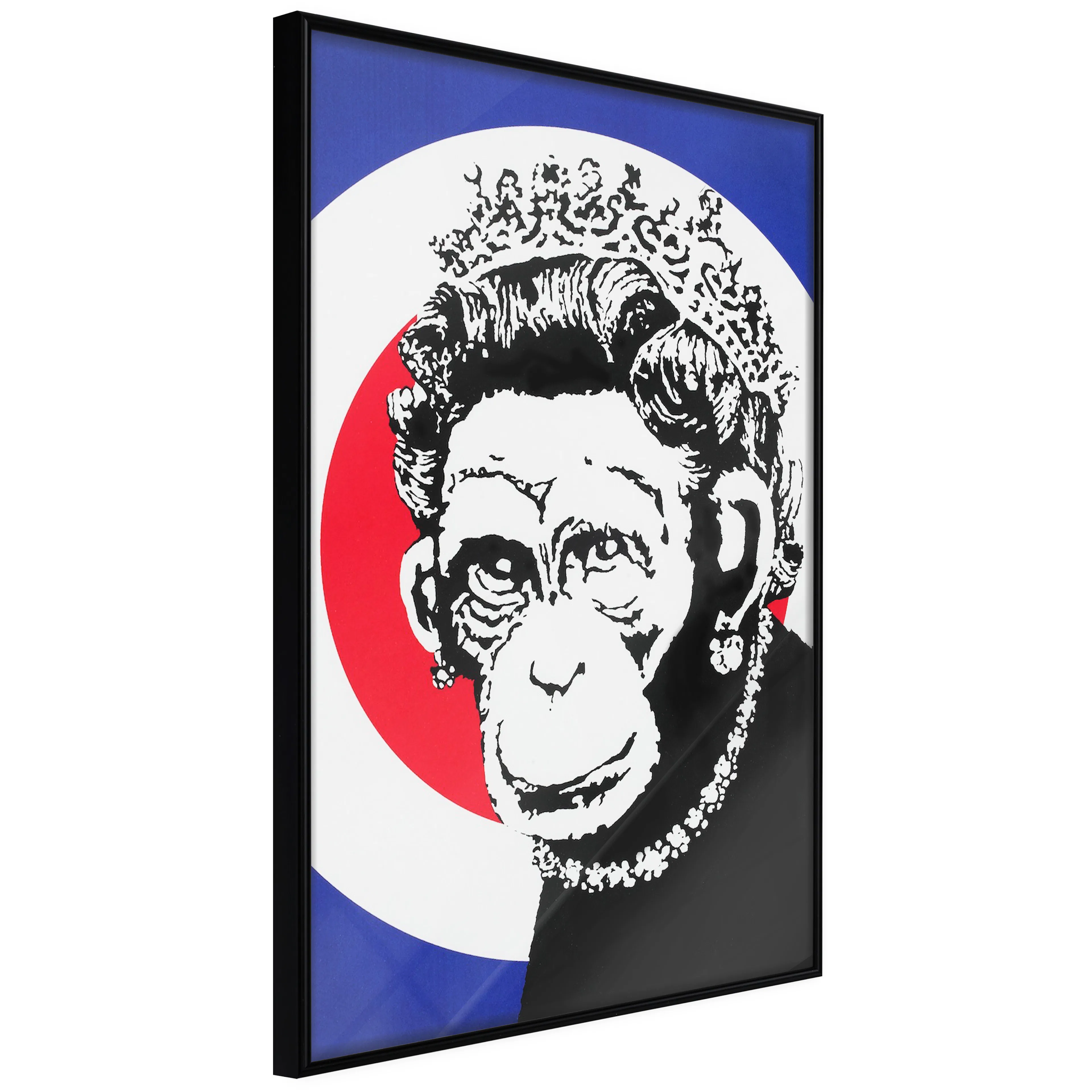 Affisch - Queen of Monkeys [Poster] 40x60 Svart ram, 40x60 cm