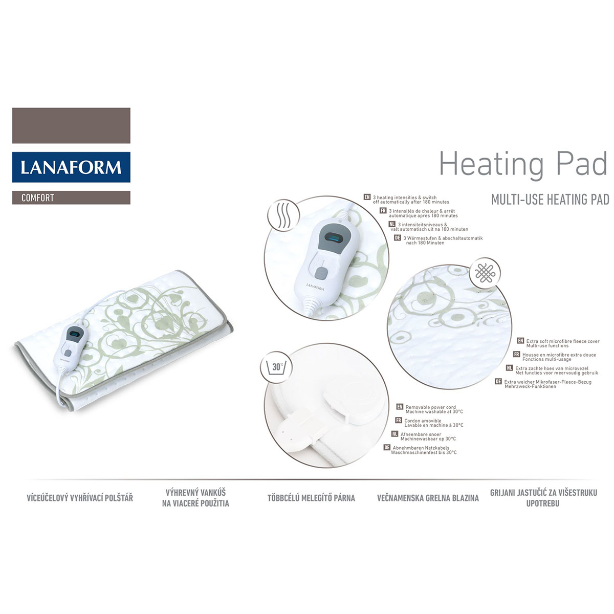 Elektrisk Värmedyna Lanaform Heating Pad