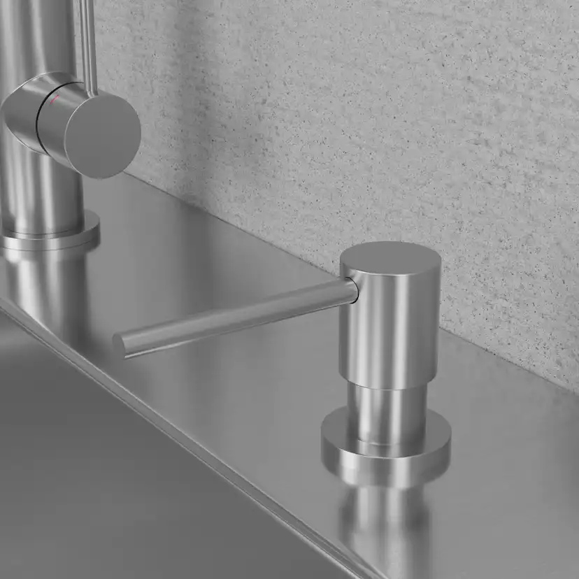 Diskmedelspump Scandtap Steel Clean Dispenser