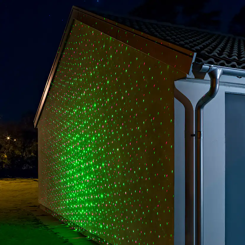 Laserlampa Gnosjö Konstsmide Röd/Grön