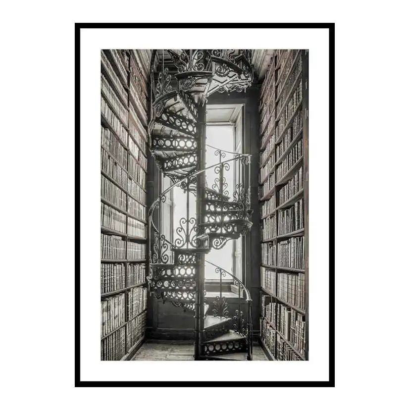 Books And Staircase 70x100 cm