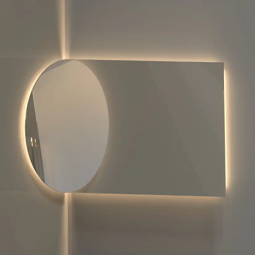 Spegel Vidi Aura med LED-belysning