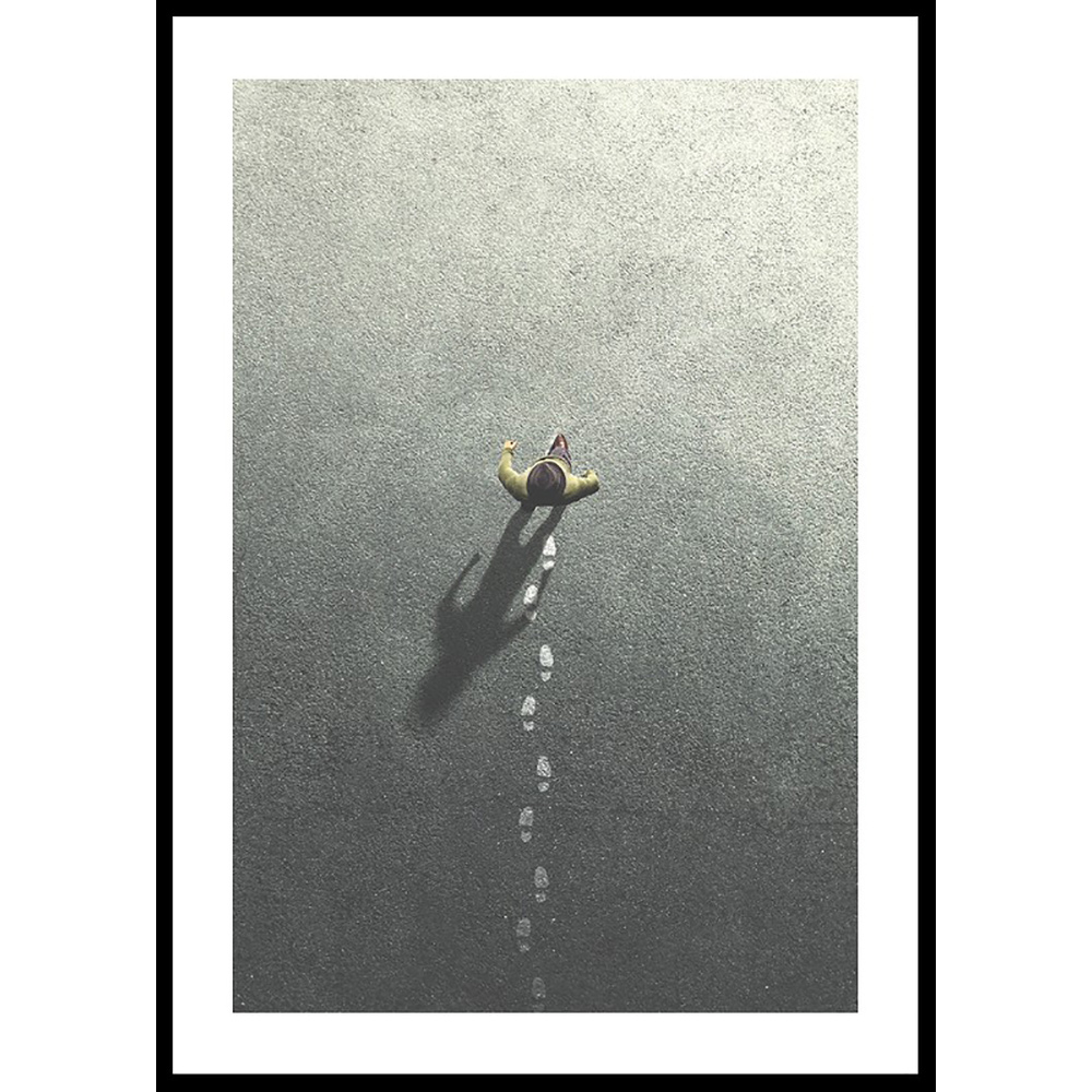 Poster Gallerix Walking Leaving Footsteps