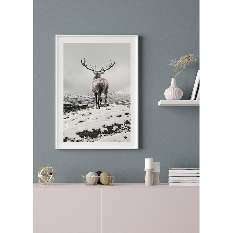 Poster Gallerix Winter Roe Deer
