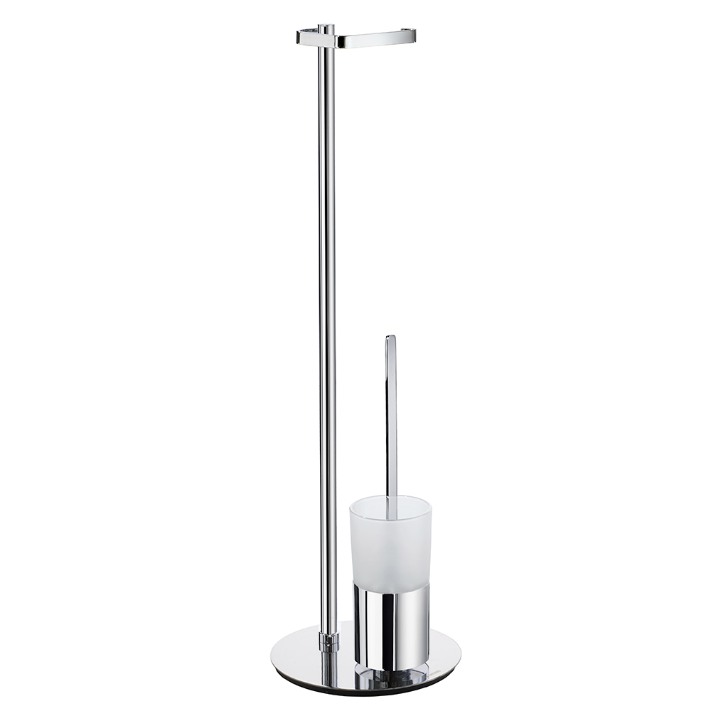 Toalettpappershållare Smedbo Outline FK312 Krom/Frostat Glas
