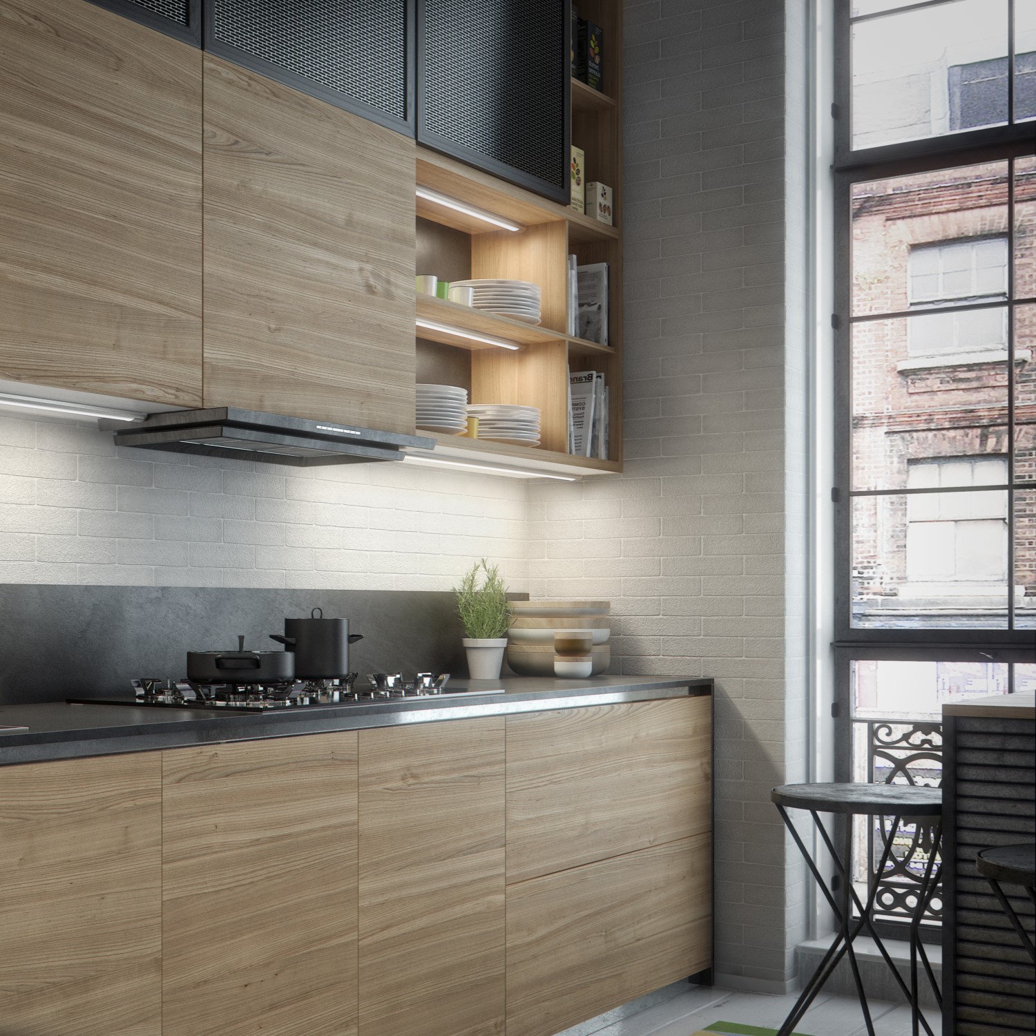 LED-Armatur Beslag Design Mood HE TDM