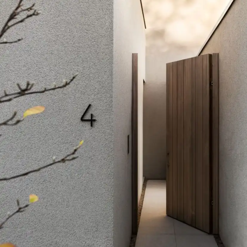 Husnummer Habo Selection Contemporary Stor Svart