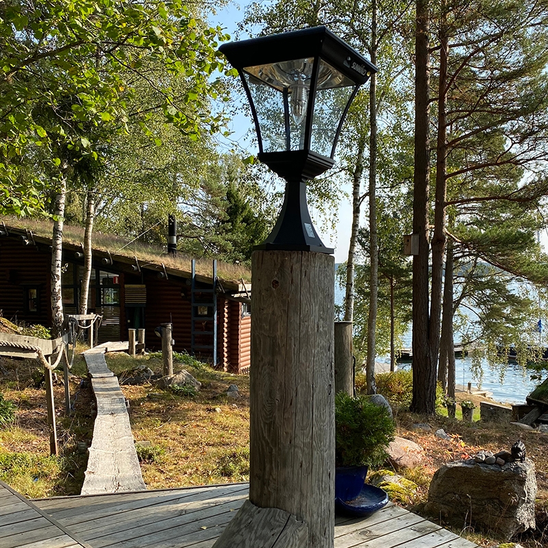 Stolplykta Sunwind Solar Utomhuslampa med LED & Solcell