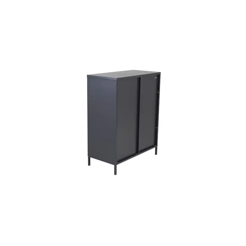 Bakal - Low cabinet - Black Svart